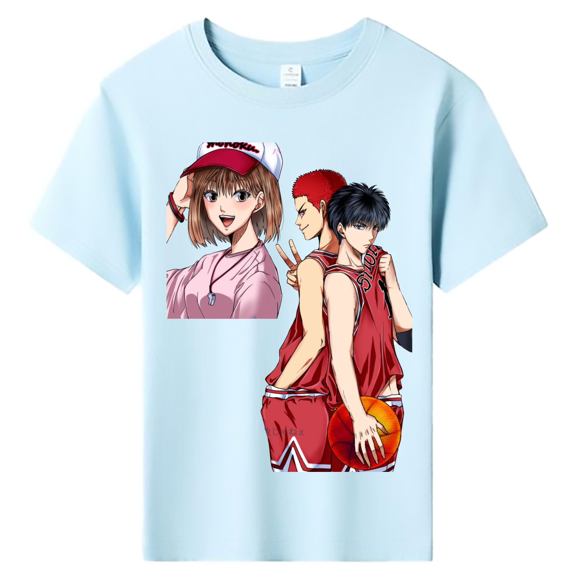 （画像用） SLAM DUNK／スラムダンク 綿100％キッズTシャツ（フロントプリント）